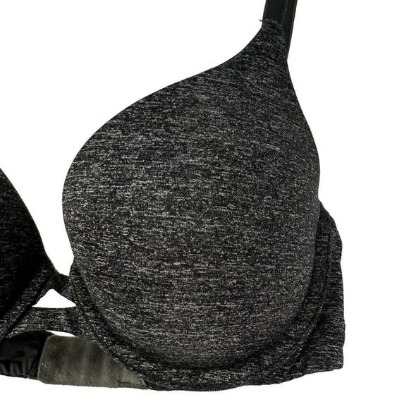 Victorias Secret Perfect Shape Bra 32C Underwired Push Up Black Multiway Straps - Picture 5 of 11